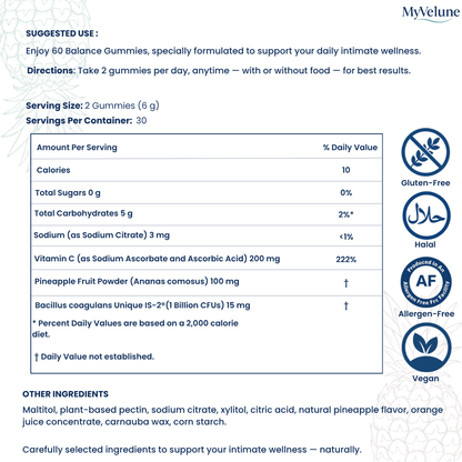 MyVelune® Balance Gummies | 2 + 1 FREE